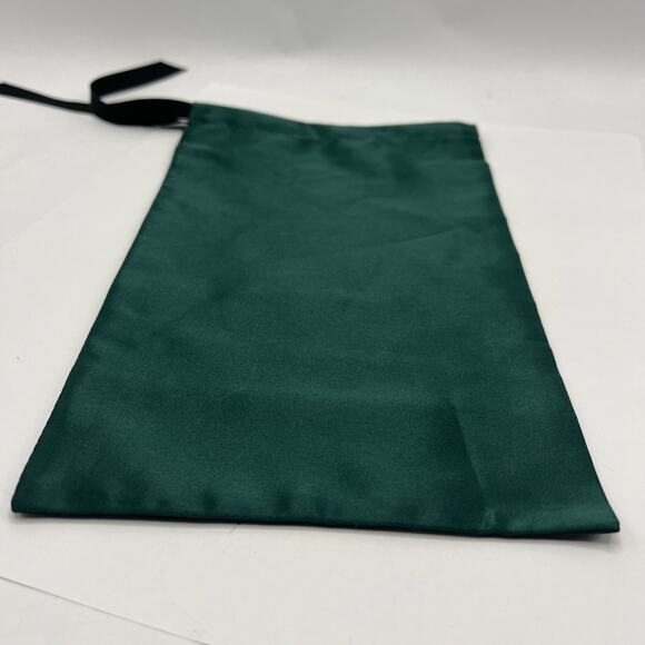 Gucci Dust Bag Pouch Soft Case Eyeglasses Sunglasses Drawstring Emerald Green - Picture 4 of 6